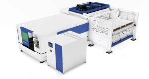 स्वचालित लोड और अनलोड लेजर कटिंग मशीन