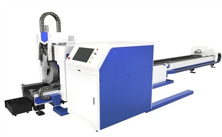 Fiber Laser Round/Square/Rectangle Metal Tube Laser Cutting Machine
