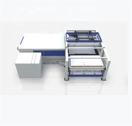 Industrial 4kw CNC Metal Sheet Fiber Laser Cutting Machine 1530 Price With Auto Exchange Table And Enclosed Cover