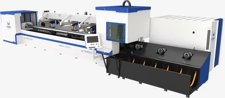 Semi-automatic Loading 0260 CNC Tube Pipe Laser Cutting Machine For Metal